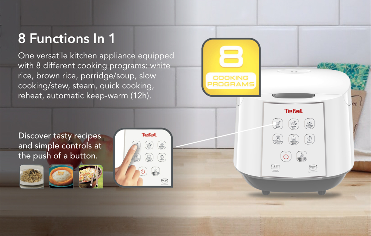 Introducing Tefal Easy Rice & Slow Cooker RK7321